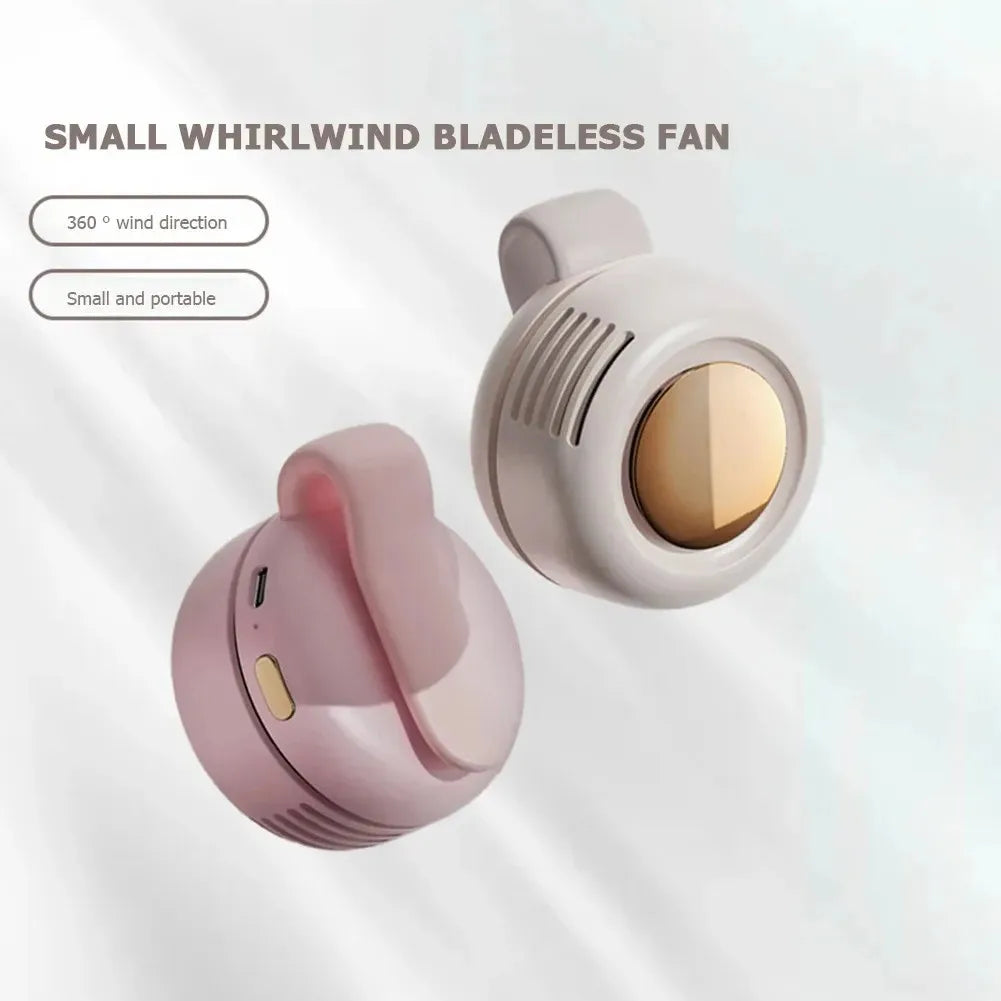 Mini Clip Fan - USB Rechargeable 3-Speed Fan for Camping & Outdoor