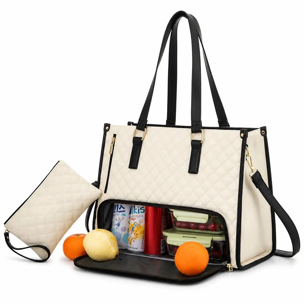Insulated Lunch Tote on white background