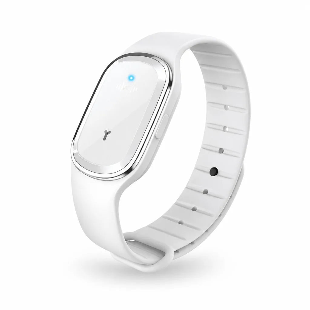 Ultrasonic Mosquito Repellent Bracelet on white background