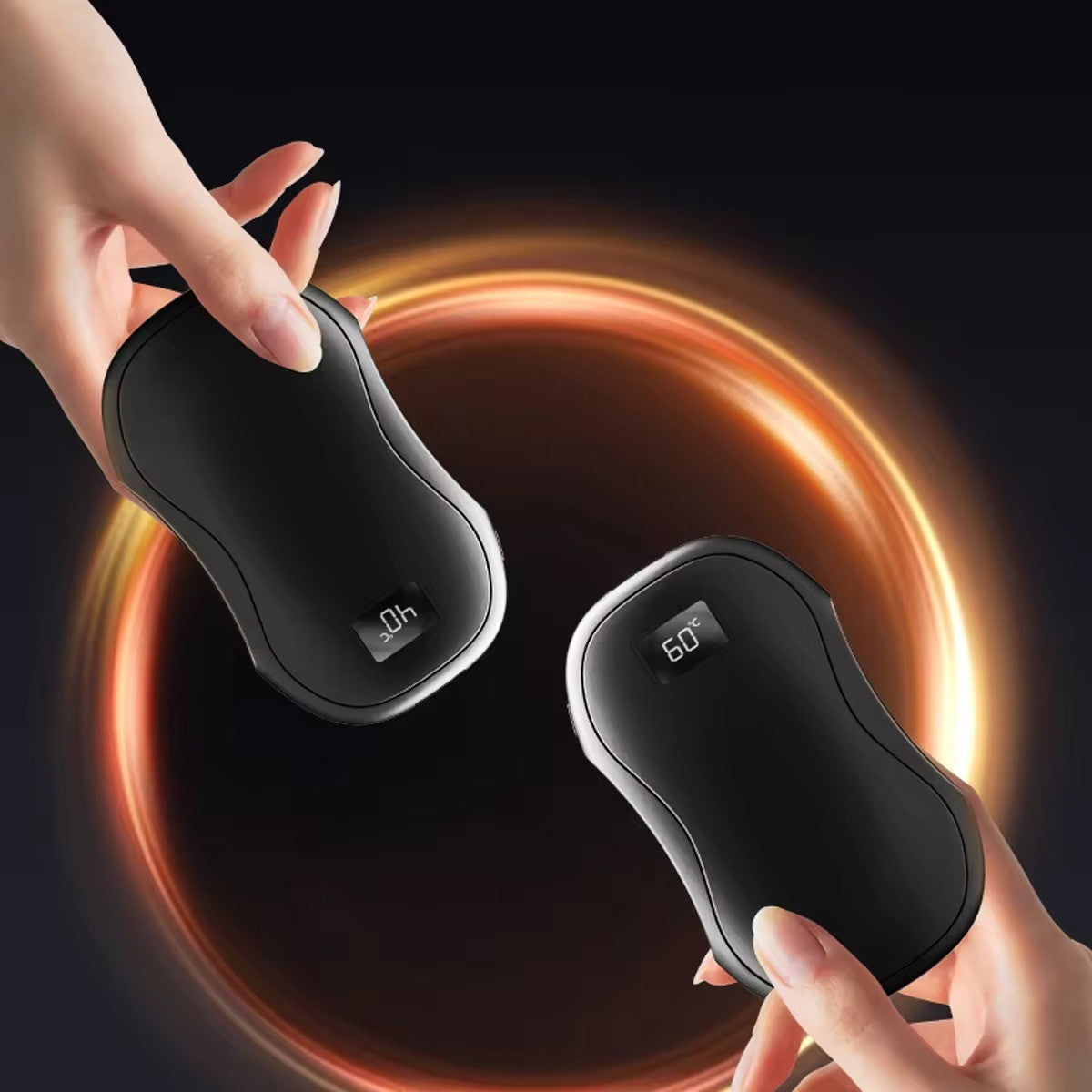 Rechargeable Hand Warmers 2-Pack - Winter Gift Set for Outdoor & Holiday